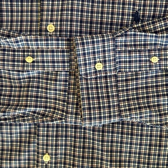 Ralph Lauren Men’s Button down casual Shirt, Blues, Size XXL, preowned great - Picture 5 of 6